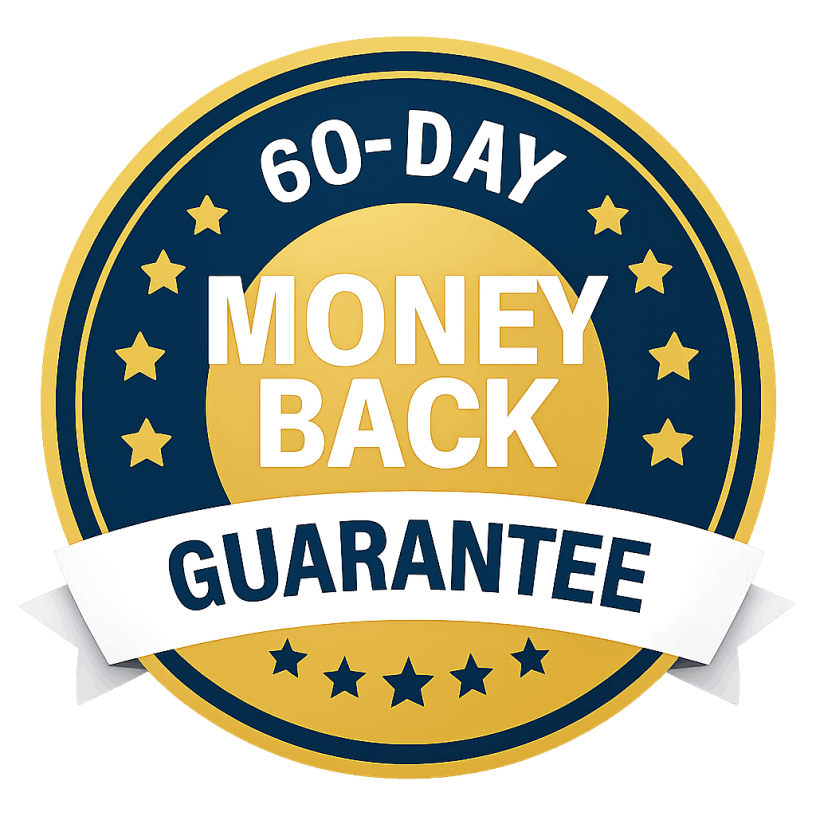 Memyts-60-day risk-free money-back guarantee badge